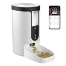 Alimentador Automático Inteligente 4L com App, Voz e Bateria Reserva para Cães e Gatos