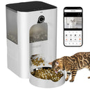 Alimentador Automático Inteligente 4L com Câmera, App e Voz para Cães e Gatos - Bivolt