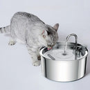 Bebedouro Automático para Gatos Inox 3,2L - Filtro Tripla Ação
