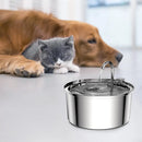 Bebedouro Automático para Gatos Inox 3,2L - Filtro Tripla Ação