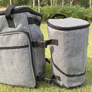 Bolsa de Viagem para Pets com Compartimento Térmico - Múltiplos Bolsos