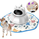 Brinquedo Interativo Elétrico para Gatos com Borboleta Giratória - Recarregável