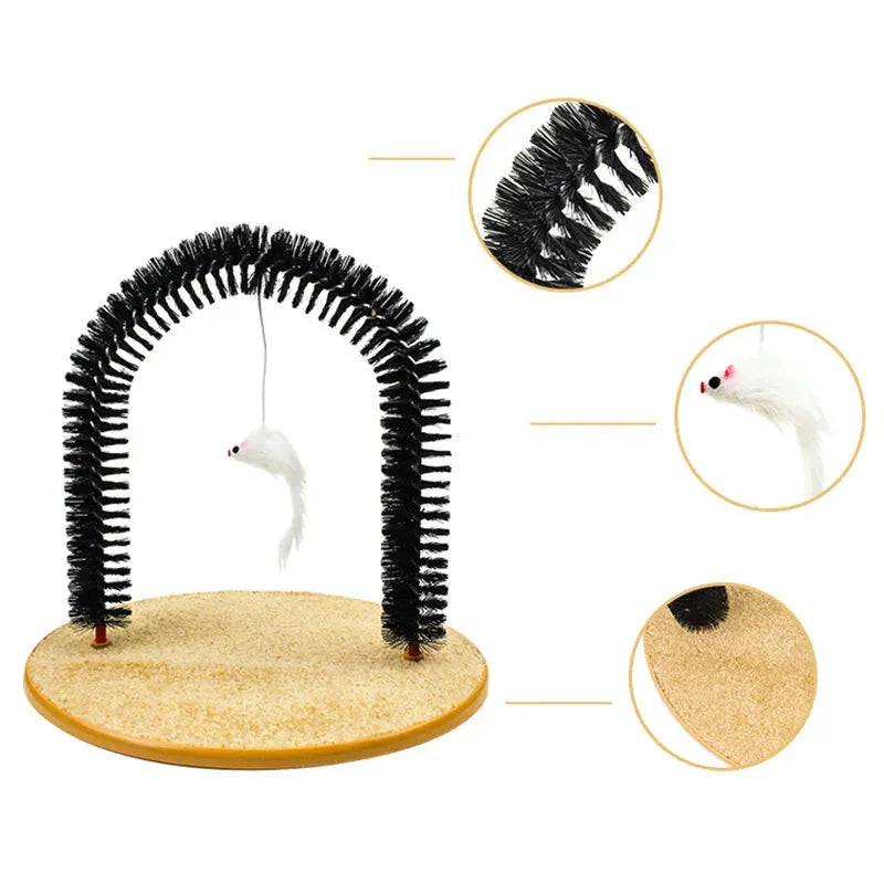 Brinquedo para Gato Massageador com Arranhador 2