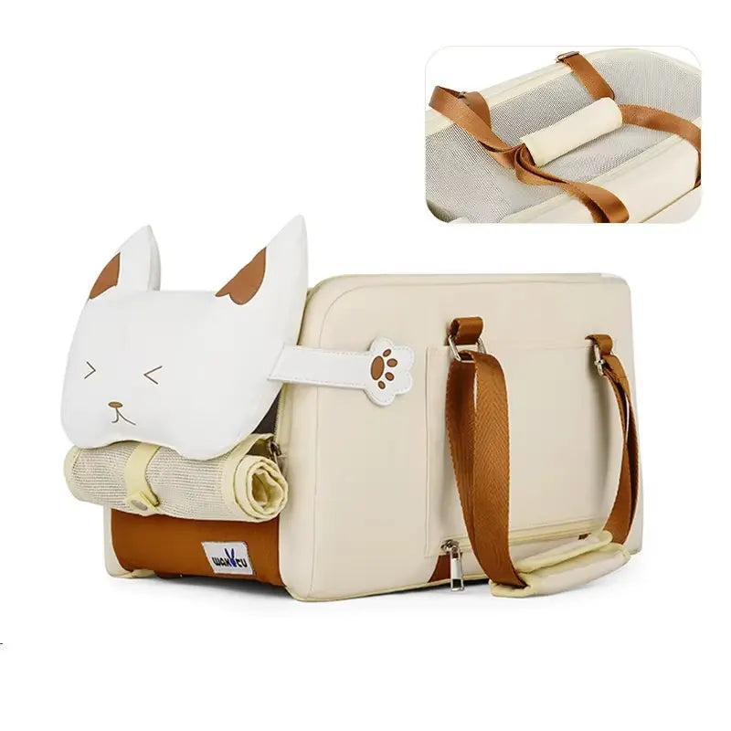 Cadeirinha de Carro Pet Conforto Segura para Cães Pequenos e Gatos