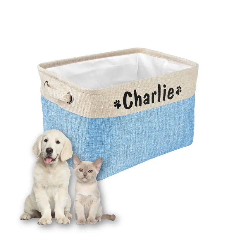 Caixa de Brinquedos Personalizada para Cães e Gatos