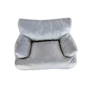 Cama Sofá de Couro Impermeável para Pets Pequenos e Médios