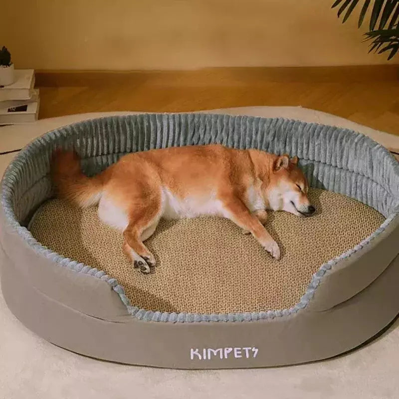 Cama Kimpets com Barreira Windshield para Cães e Gatos - Almofada Inclusa