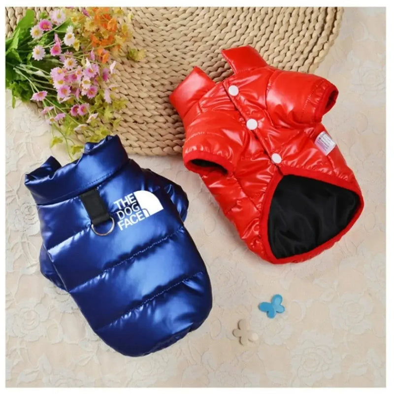 Casaco Impermeável Cão Inverno Puffer - Jaqueta Pet Acolchoada