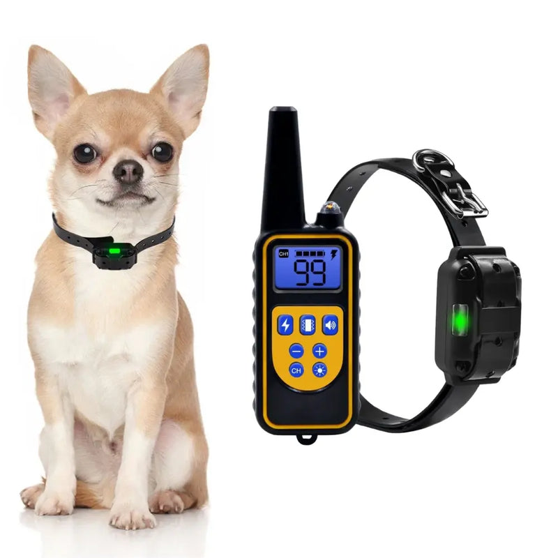 Coleira de Adestramento Recarregável para Cães - 3 Modos de Treinamento