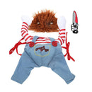 Fantasia Chucky Cachorro Halloween - Roupa Terror Pet Confortável