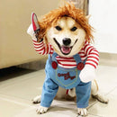 Fantasia Chucky Cachorro Halloween - Roupa Terror Pet Confortável