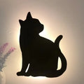 Luminária de Parede LED Gato Inteligente com Sensor de Som