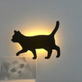 Luminária de Parede LED Gato Inteligente com Sensor de Som