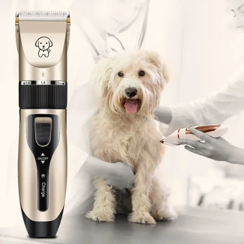 Máquina de Tosa Profissional para Cães e Gatos - Silenciosa - À Prova D'água