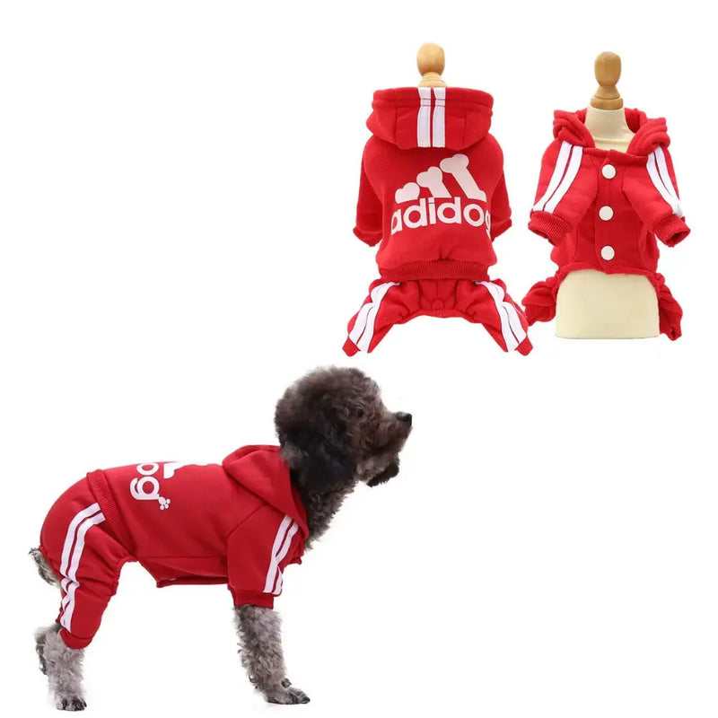 Moletom Cachorro Adidog com Capuz - Algodão Premium 6 Tamanhos