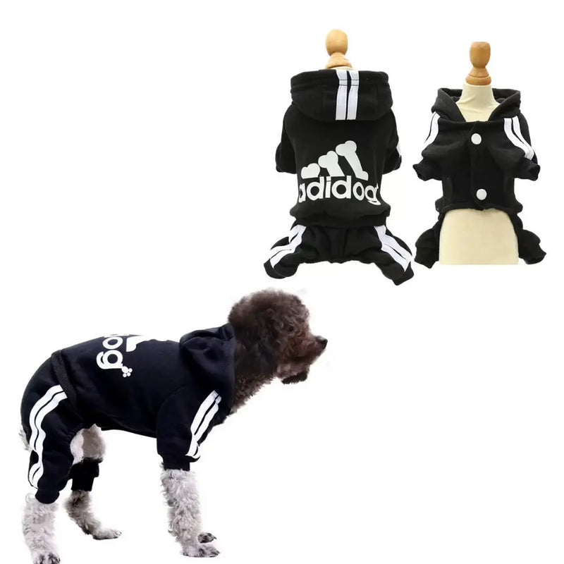 Moletom Cachorro Adidog com Capuz - Algodão Premium 6 Tamanhos