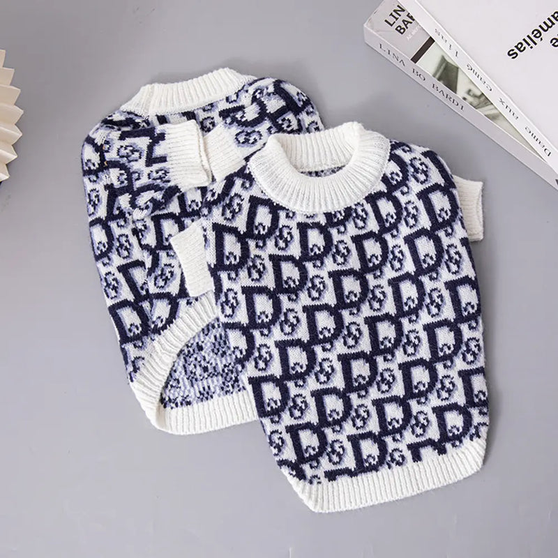 Roupa de Cachorro de Malha Diorg - Blusa Fashion para Cães