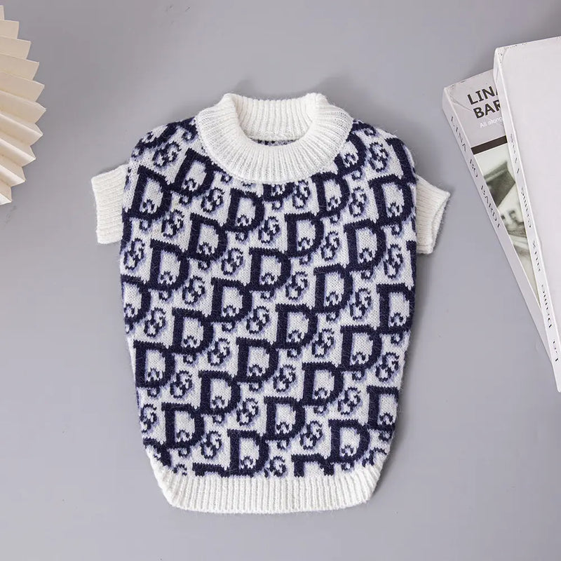Roupa de Cachorro de Malha Diorg - Blusa Fashion para Cães