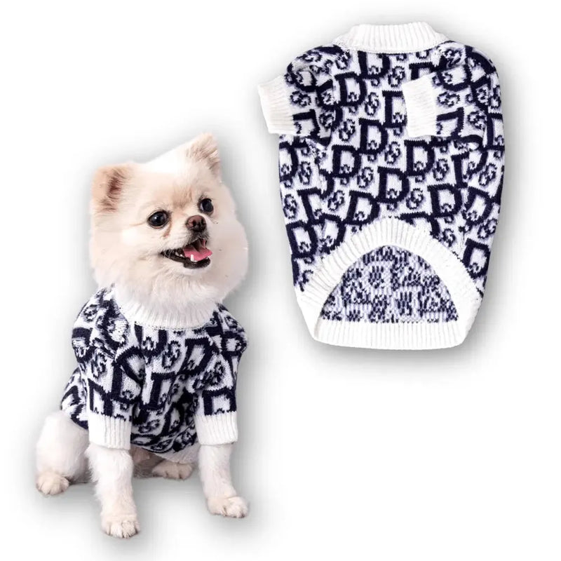 Roupa de Cachorro de Malha Diorg - Blusa Fashion para Cães