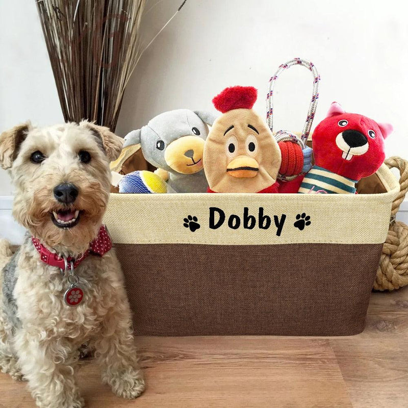 Caixa de Brinquedos Personalizada Para Pets - Movimento Pet