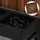 Comedouro e Bebedouro Elevado Ajustável para Cães e Gatos - Tigelas Inox